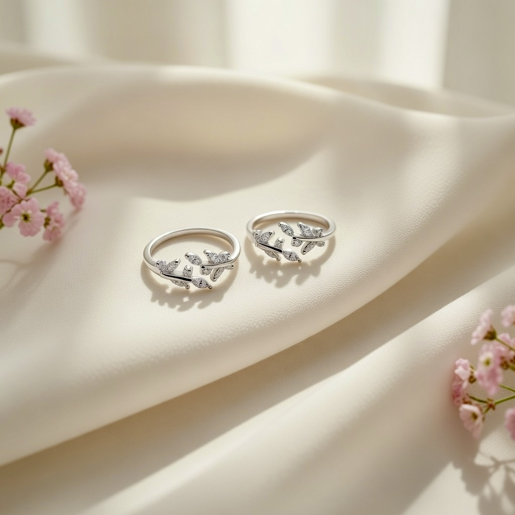 Leaf-Shaped Toe Ring