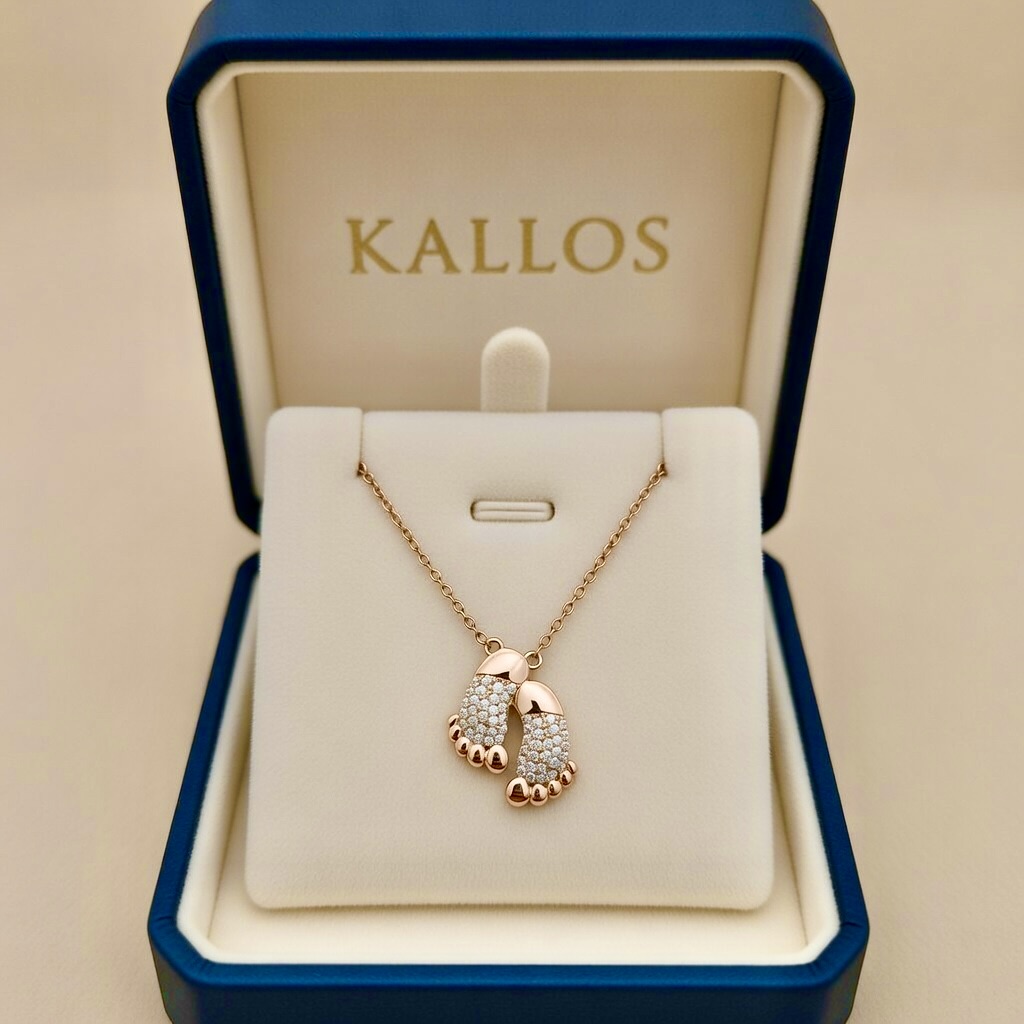 Heartfelt Footprints Pendant