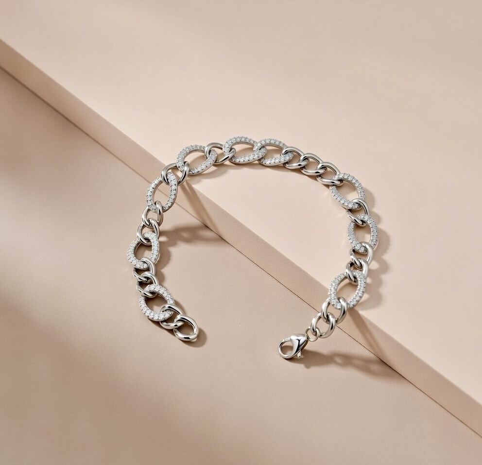Linked Infinity Bracelet