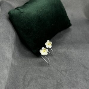 Realistic Floral Drop Earrings