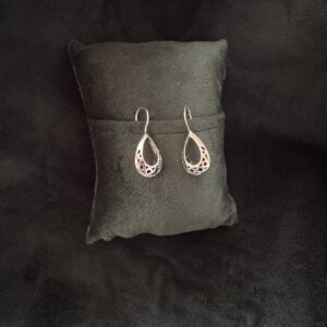 Delicate Teardrop Earrings - Image 3