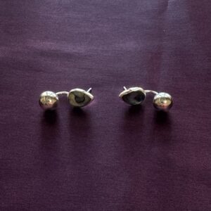 Silver Double-Sided Cufflinks - Image 2