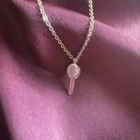 Silver Key Pendant Necklace