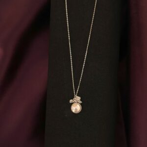 Elegant Pearl Locket Pendant - Image 2