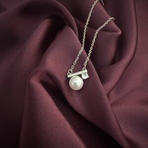 Pearl & Stone Pendant Set