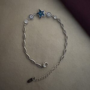 Starry Elegance Silver Bracelet - Image 2