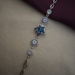 Starry Elegance Silver Bracelet