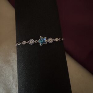 Starry Elegance Silver Bracelet - Image 3