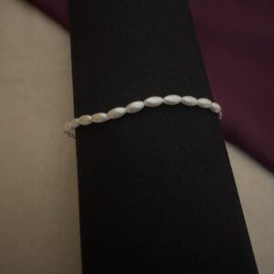 Classic Pearl Silver Bracelet - Image 3