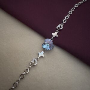 Heart & Star Silver Bracelet