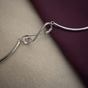 Infinity Hearts Sterling Silver Bracelet