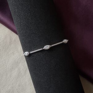 Marquise Silver Bracelet - Image 3