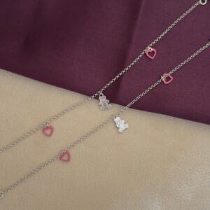 Heart Charm Anklet Set - Image 2