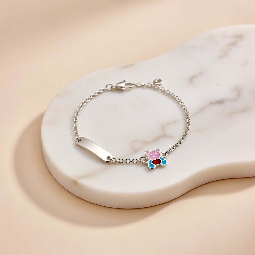 Bracelet with Adorable Teddy Charm