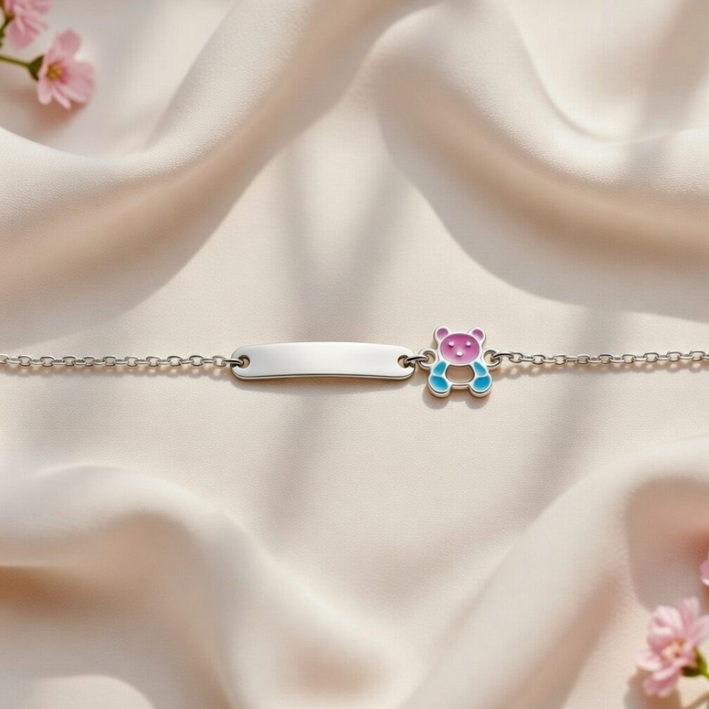 Bracelet with Adorable Teddy Charm - Image 2
